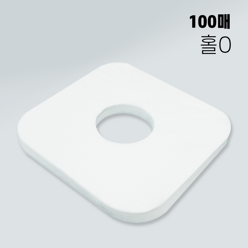 자국방지커버 일회용부직포 구멍있음 베개시트커버 100매 대량주문국내생산