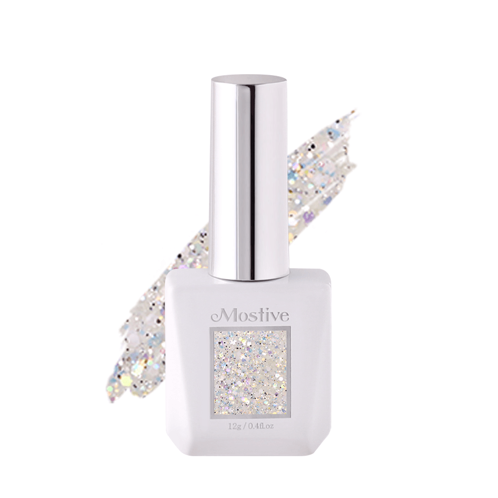 모스티브 글리터 젤 폴리시 12ml MG-002 오팔B