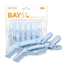 [BAY51] 헤어클립 (6개입), 블루