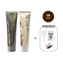 [폴톤] 모아트 헤어컬러 150ml 세트, 3N 흑갈색