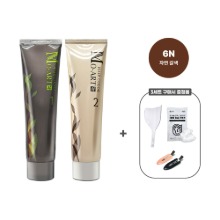 [폴톤] 모아트 헤어컬러 150ml 세트, 6N 자연갈색