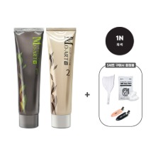 [폴톤] 모아트 헤어컬러 150ml 세트, 1N 흑색