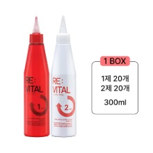 [폴톤] 리바이탈 클리닉 웨이브 펌제 300ml 세트 (1제+2제), 1BOX