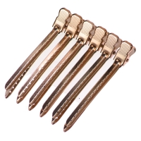 [DDY] 엠플렉스 업스타일 커트 클립핀셋 칼라 (소) 9.4cm 6개1세트 (골드)