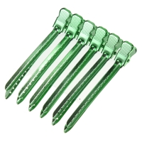 [DDY] 엠플렉스 업스타일 커트 클립핀셋 칼라 (소) 9.4cm 6개1세트 (그린)
