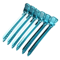 [DDY] 엠플렉스 업스타일 커트 클립핀셋 칼라 (소) 9.4cm 6개1세트 (블루)