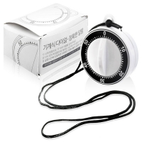 [YAZAWA] 삼화 수동식 다이얼 타이머 화이트(White)