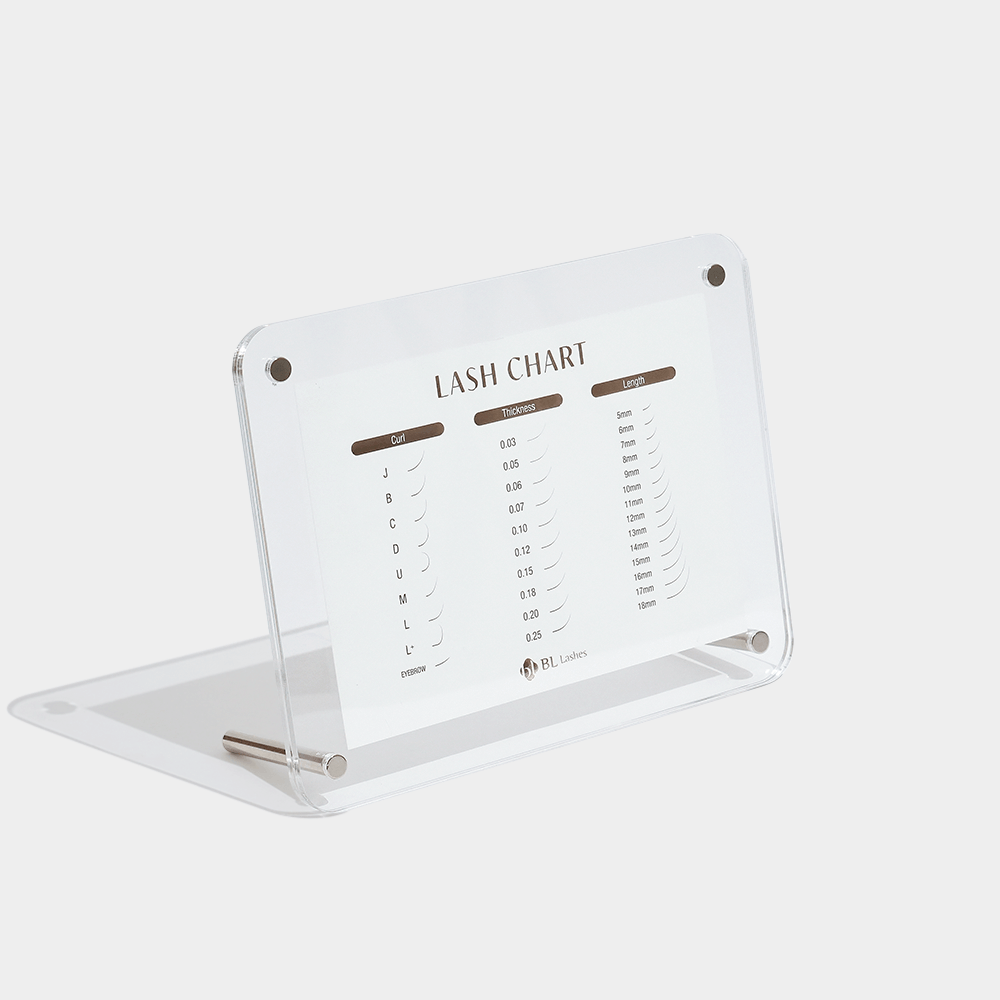 BL Lashes 비엘래쉬 래쉬 차트