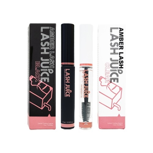 앰버 AMBER 래쉬 쥬스 LASH JUICE 투명 / 블랙  속눈썹 영양제 15ml