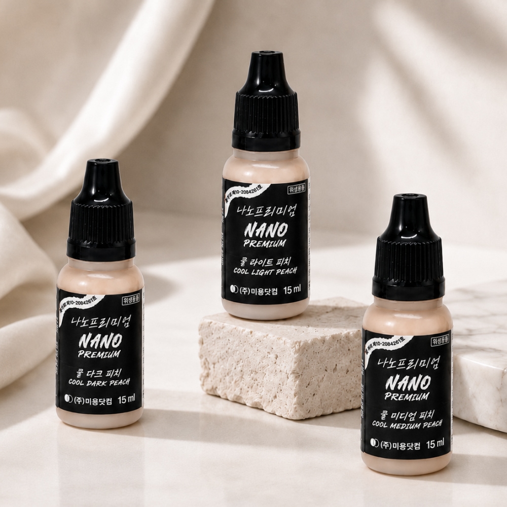 NANO 나노 프리미엄 반영구 스킨 색소 15ml