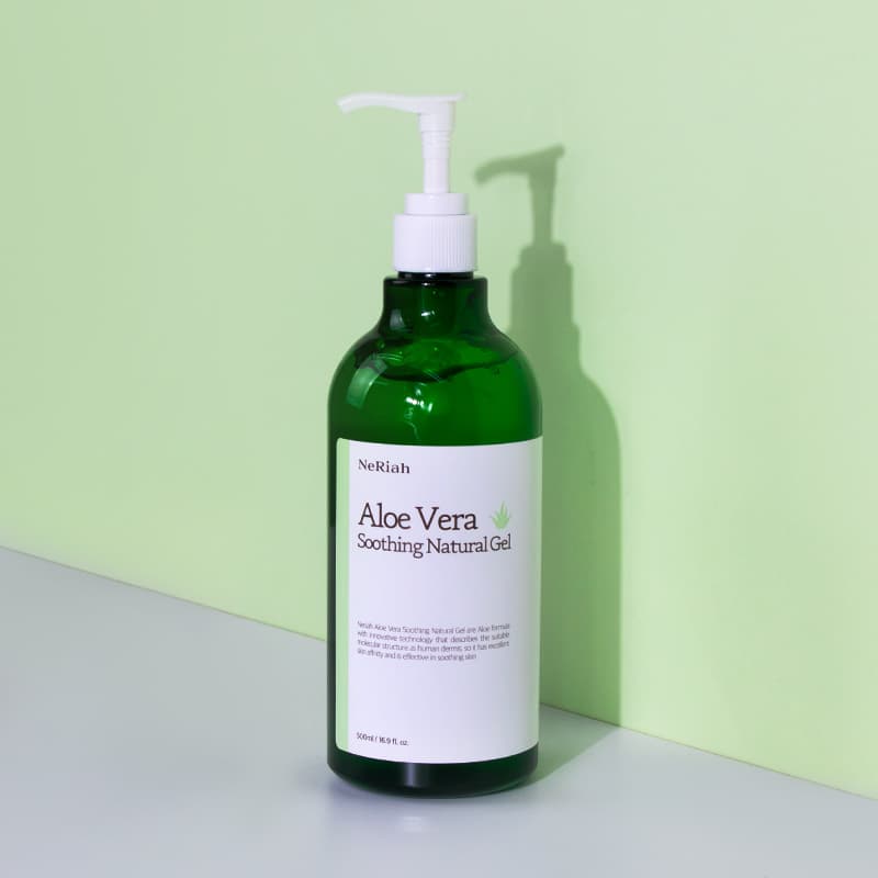 네리아 알로에 베라 수딩 네츄럴젤 500ml 수딩젤 알로에화장품 알로에베라젤 페이스 바디 로션