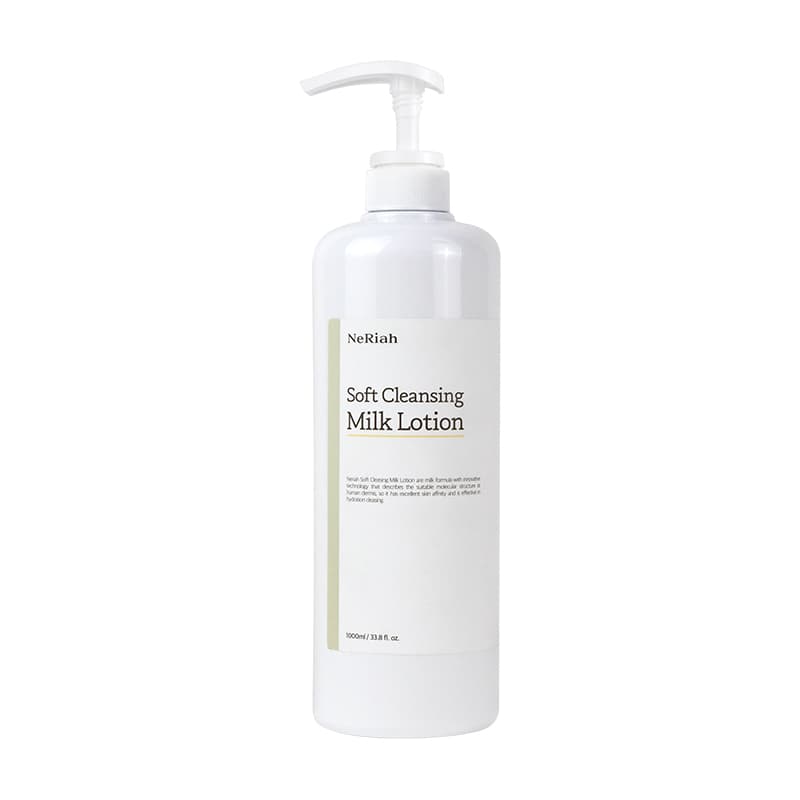 네리아 소프트 클렌징 밀크로션 1000ml 대용량 약산성 클렌저