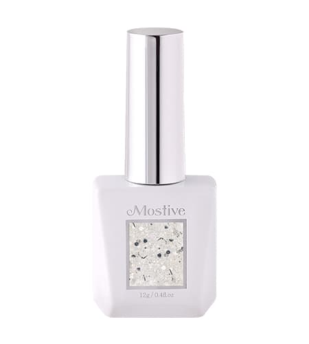 모스티브 글리터 젤 폴리시 12ml MG-097 스파클링실버