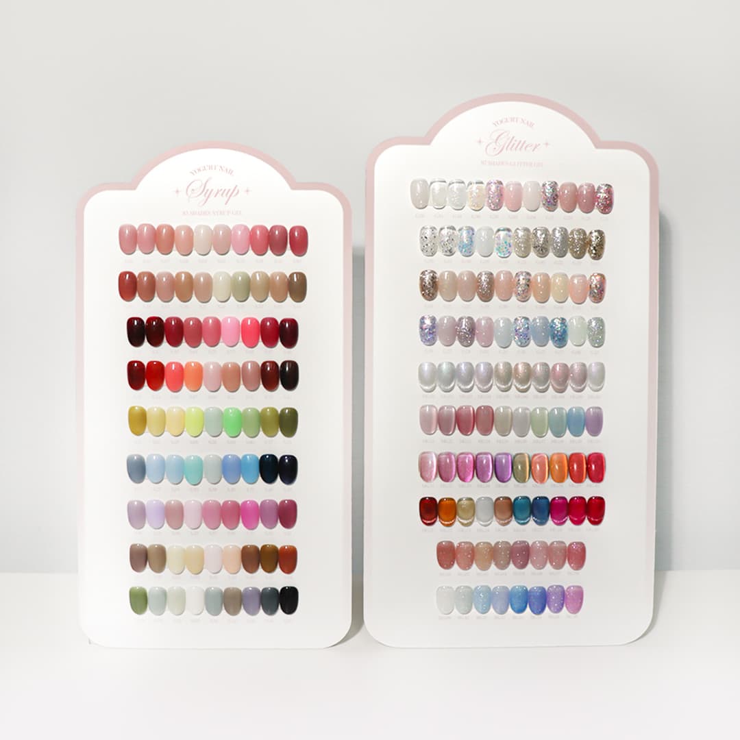 요거트젤 요거트네일 시럽젤 + 글리터젤 180종 세트