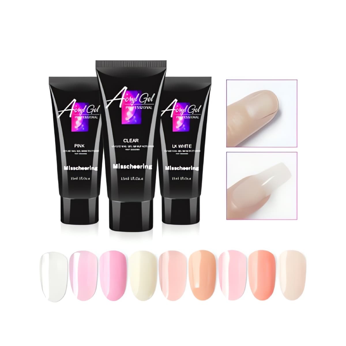 셀프 네일 연장 폴리젤 15ml 10종