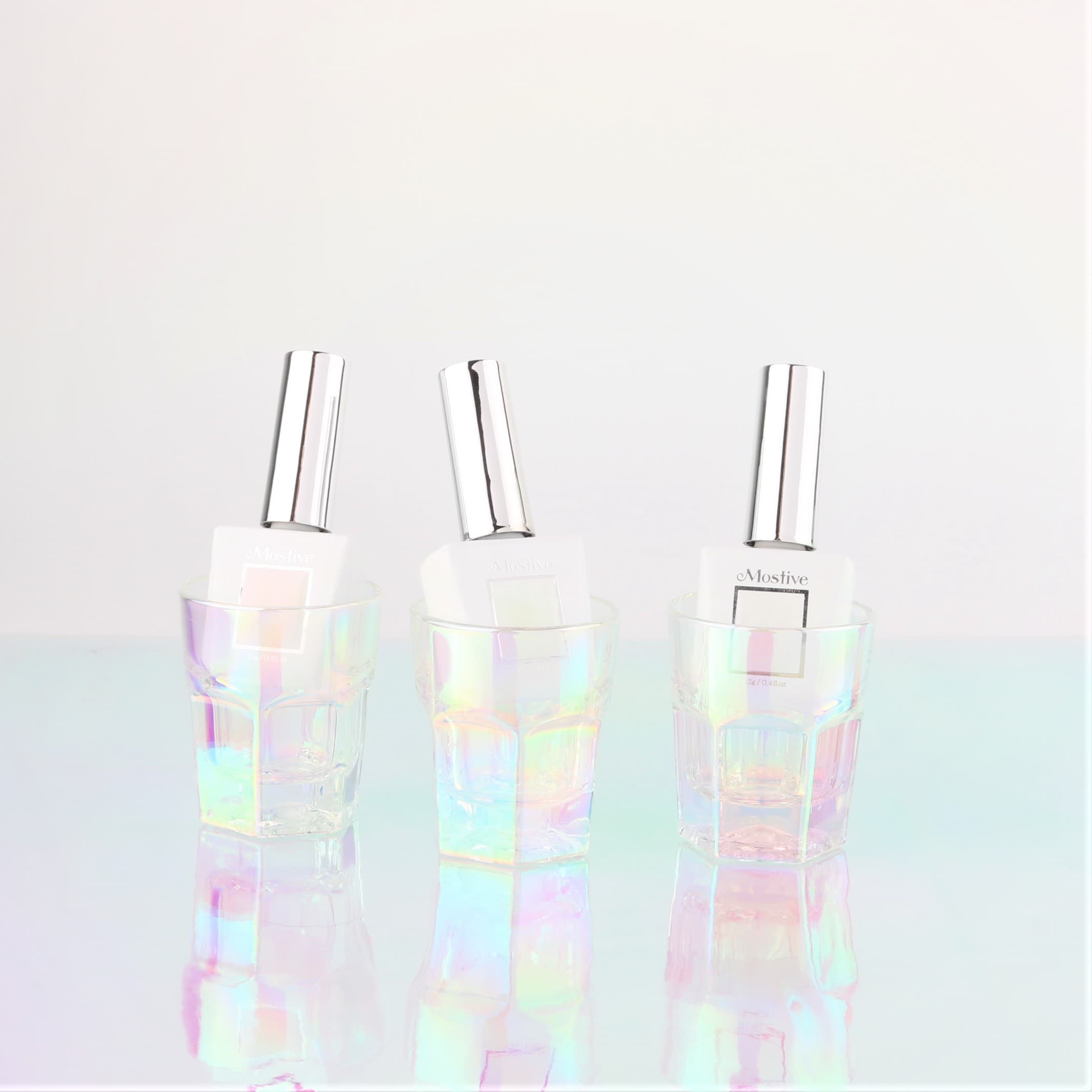 모스티브 글리터 젤 폴리시 12ml 미러미러빔 3종 패키지