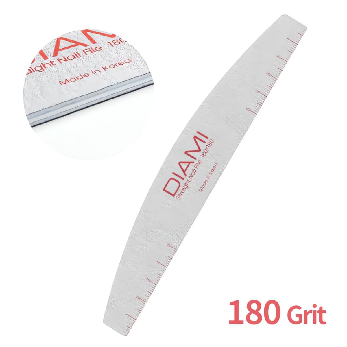 다이아미 인조손톱 쉐입표면 스트레이트파일 180Grit