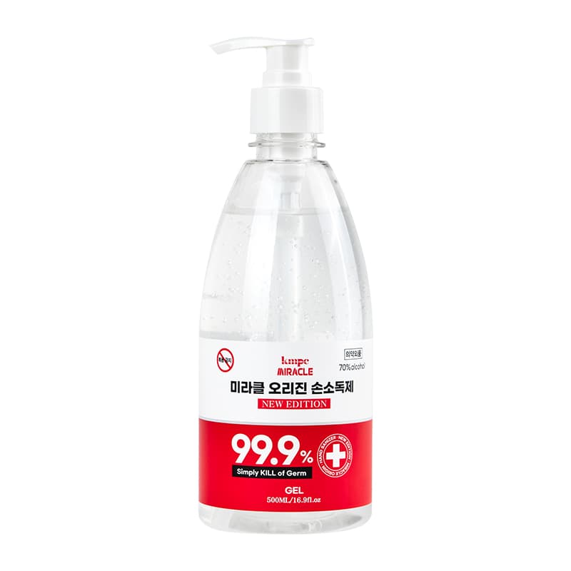 미라클 손소독제 겔타입 500ml 에탄올 70% 손세정제 세니타이저 의약외품