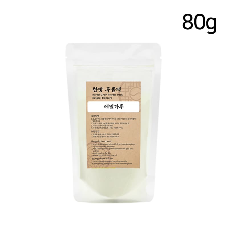 메밀가루 80g 한방 곡물팩