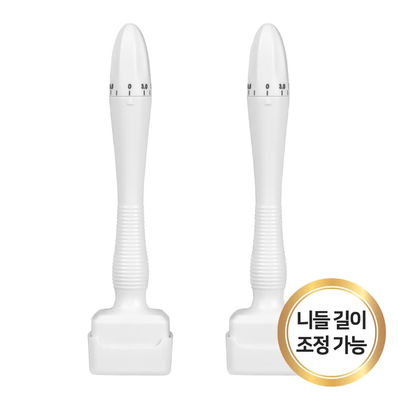 mts 스탬프 DRS 140A 1+1 길이조절 니들 홈케어 얼굴 두피 마이크로니들링 mts 롤러