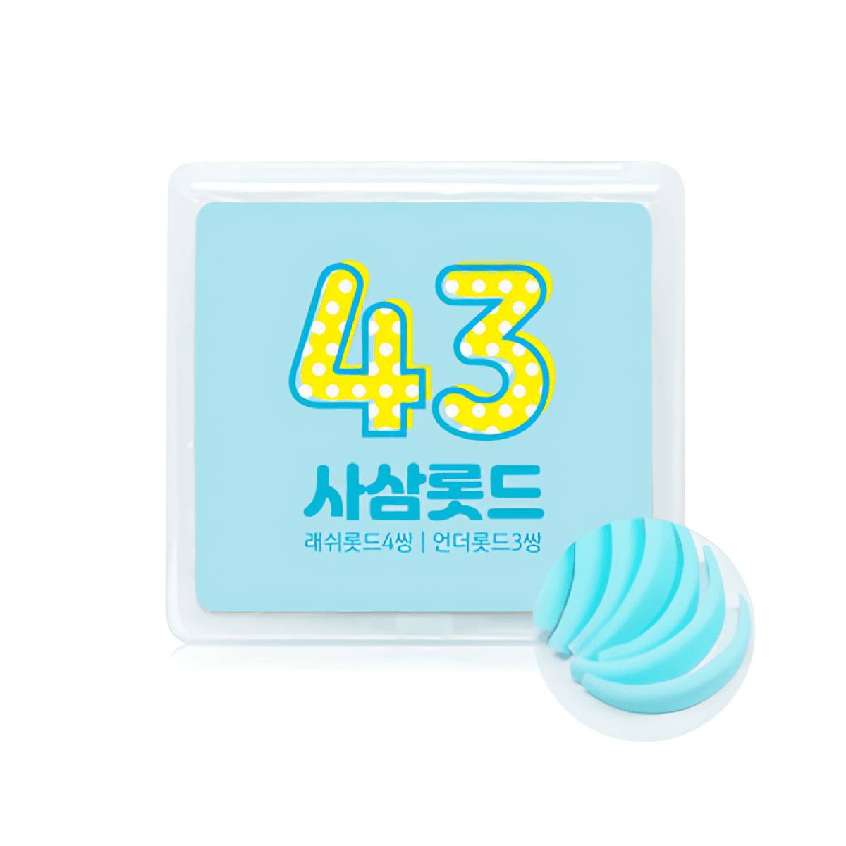 사삼 롯드 바짝 둥근컬 LU컬 + 언더 롯드