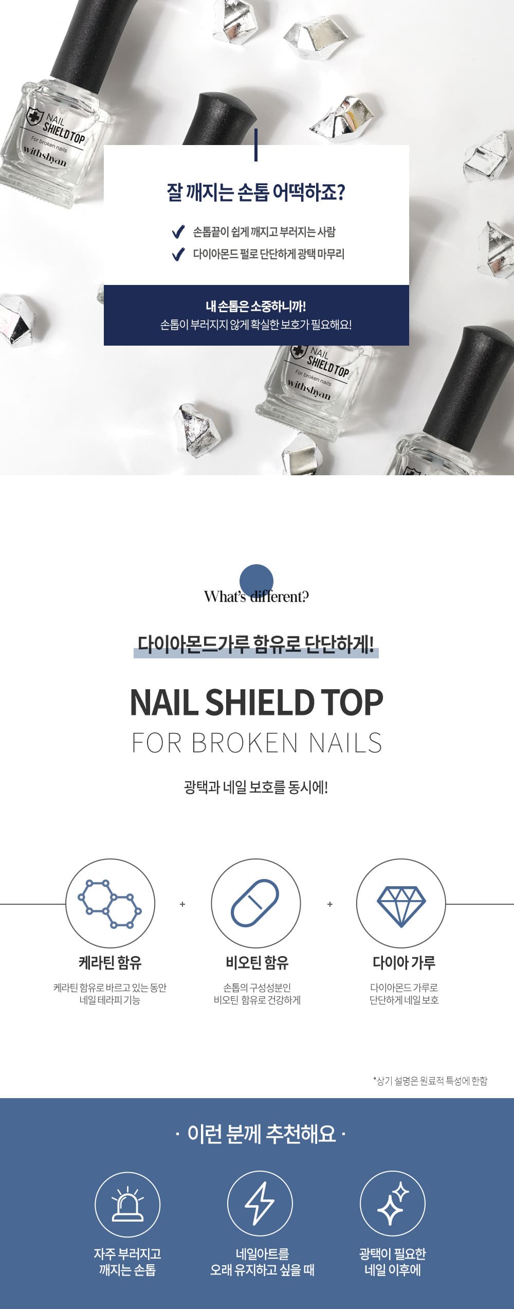 위드샨 네일 쉴드 탑코트