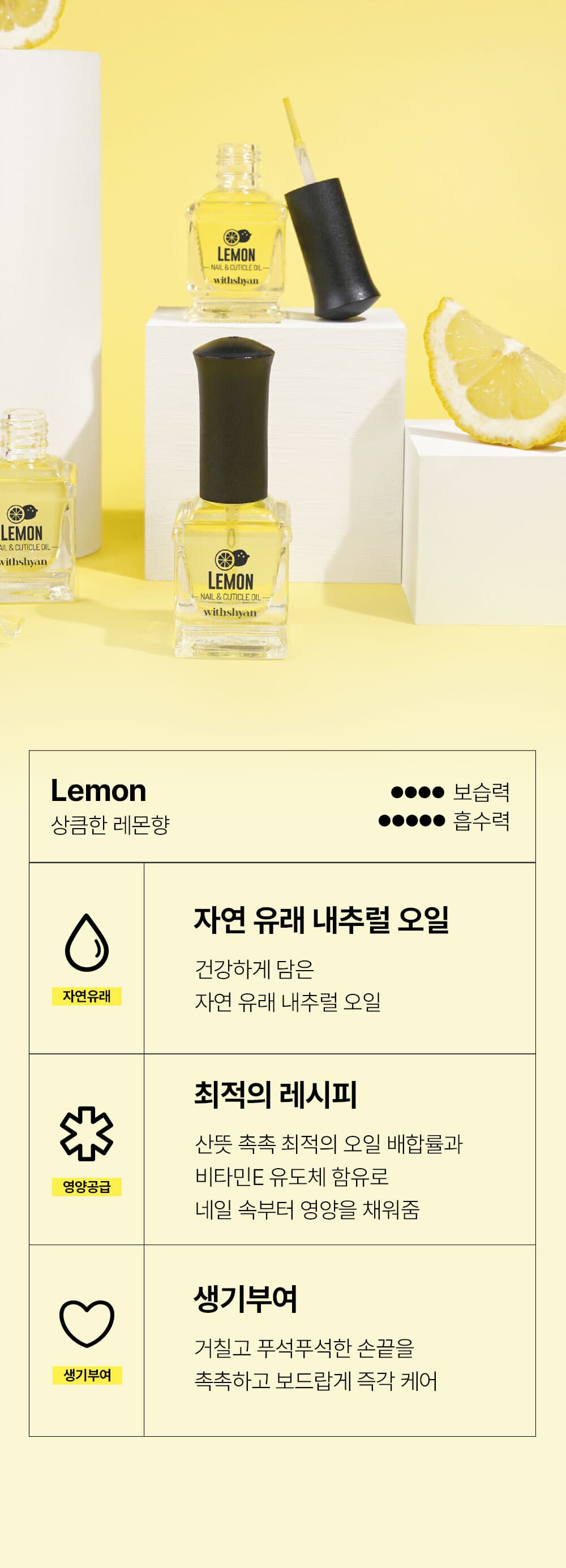 위드샨 큐티클 오일 2종 (택 1)