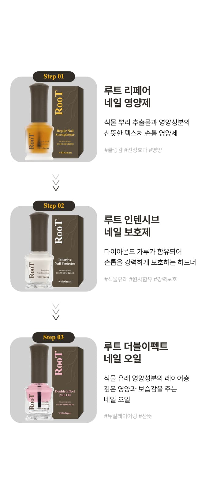 위드샨 루트 리페어 네일 영양제