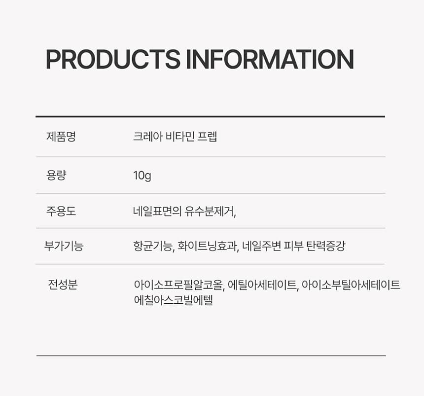 뷰젤 크레아 비타민 프렙 10g