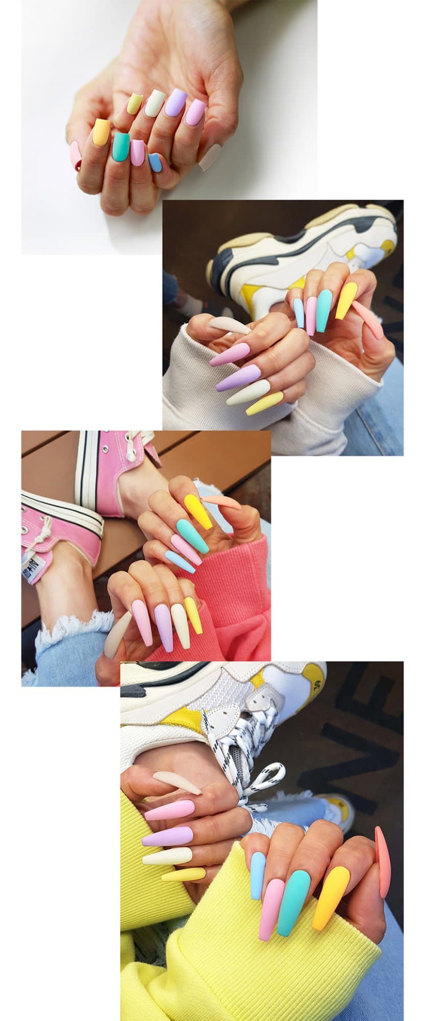 다이아미 카누콘팁 단품 네일팁