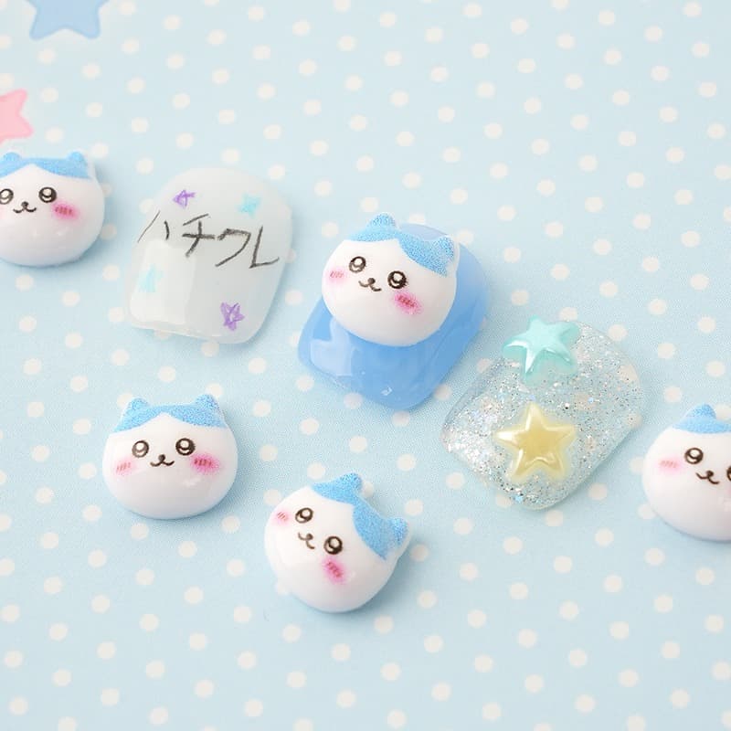 일본 캐릭터 가르마 고양이 네일파츠