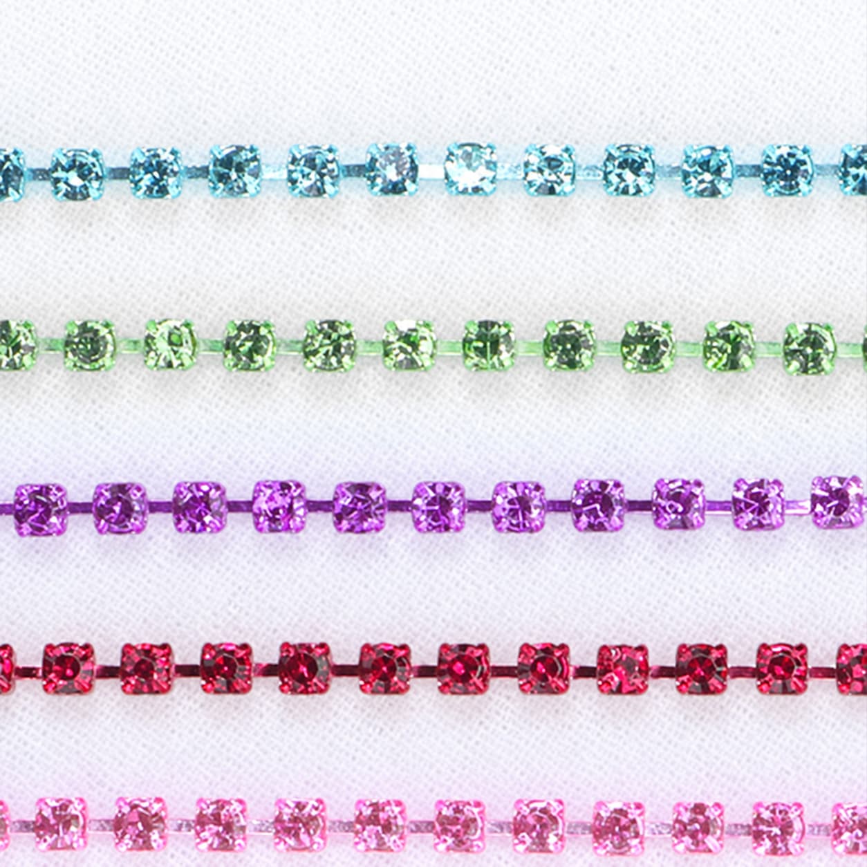 더네일샵 국내도금 하늘 줄란네일체인 1.5mm
