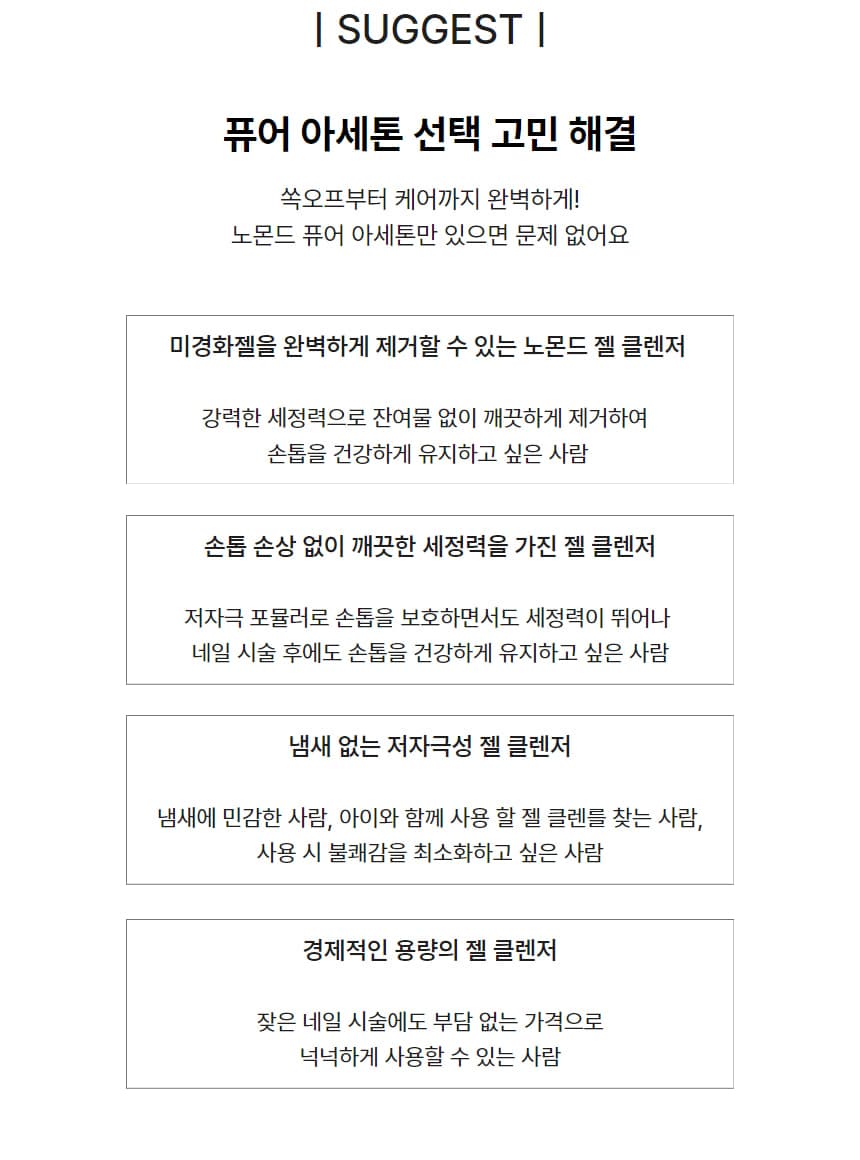 노몬드 네일 젤 클렌저 200ml 상세 이미지 5
