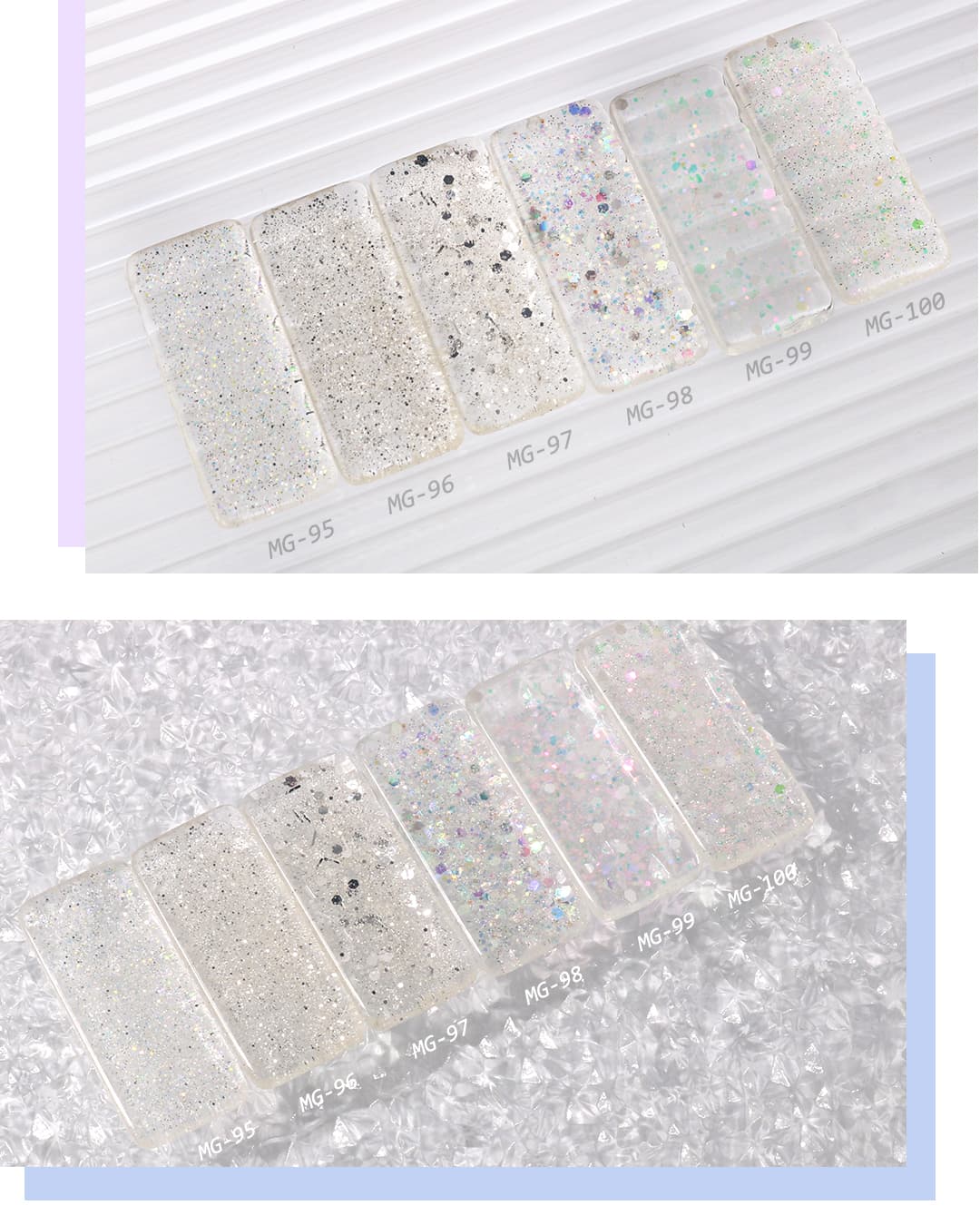 모스티브 글리터 젤 폴리시 12ml 페어리 윙즈 6종 패키지 상세 이미지 8