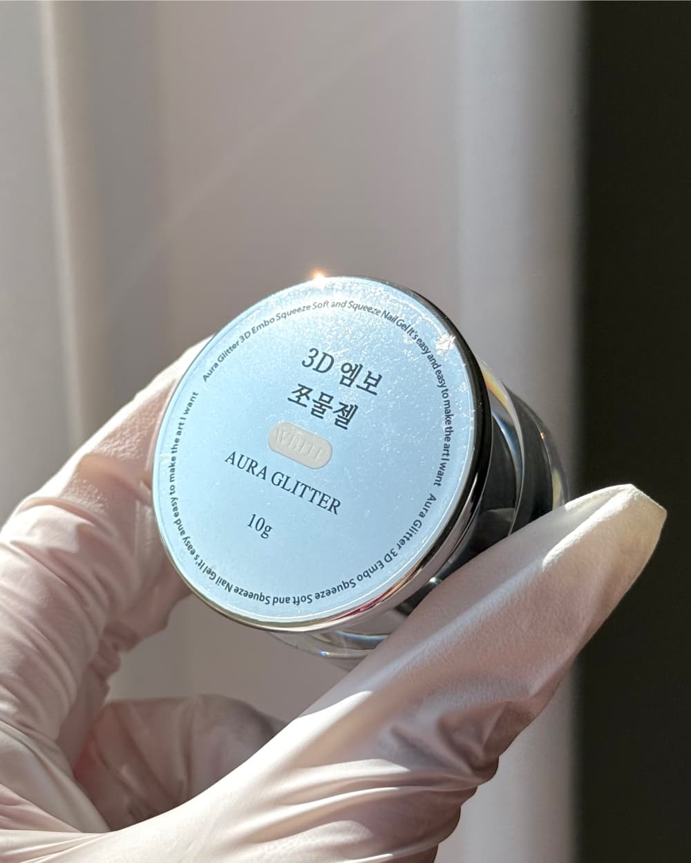 아우라글리터 3D 엠보 쪼물젤 10g 대용량 클리어 캐릭터 상세 이미지 3