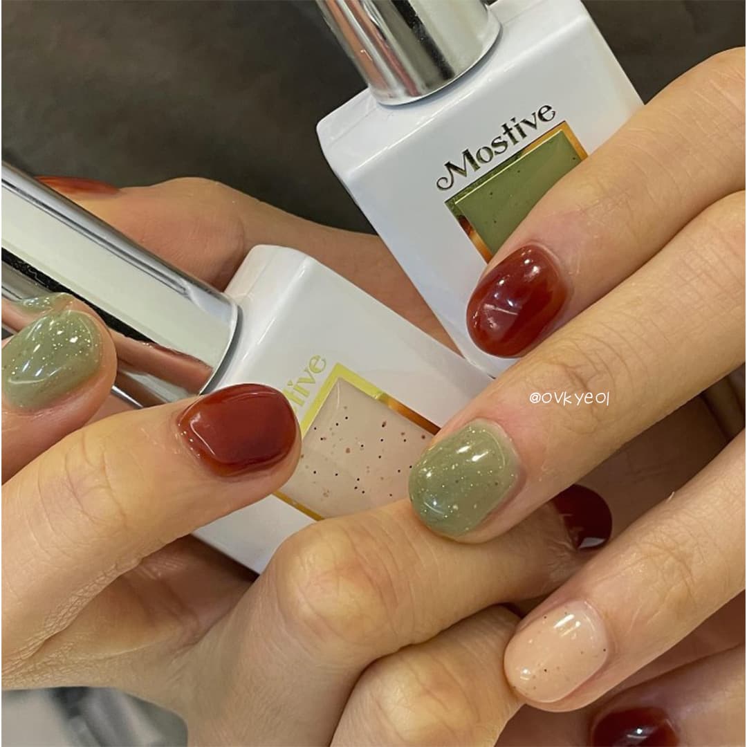 모스티브 글리터 젤 폴리시 12ml MG-061 쑥다식 상세 이미지 2
