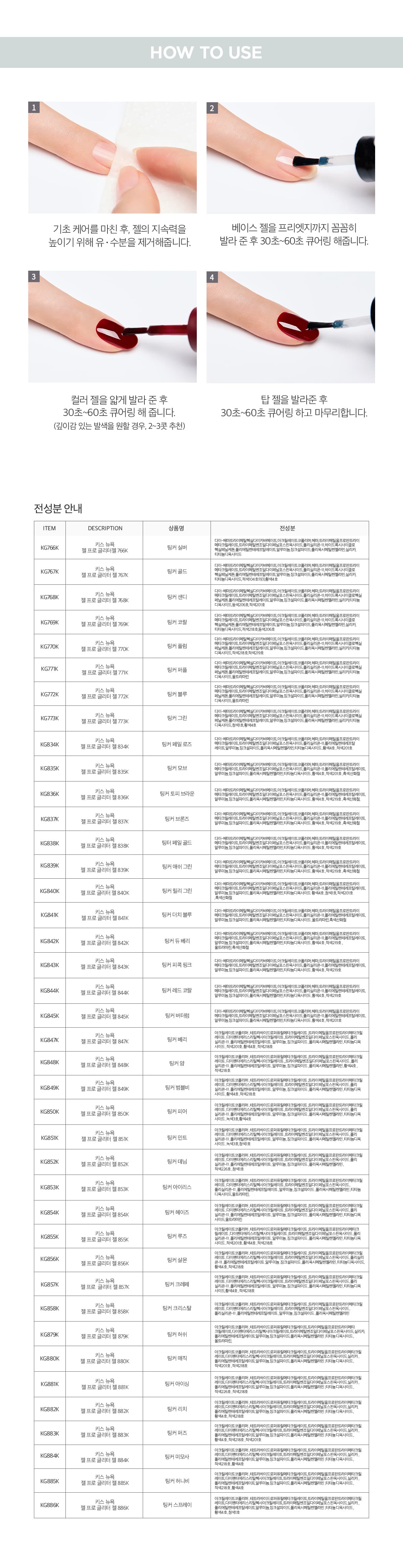 키스뉴욕 팔레트 마그넷 팅커젤 40종 세트 KTPS 상세 이미지 6