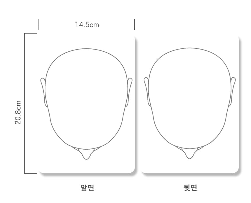 엘라 두피문신 연습 고무판 상세 이미지 2