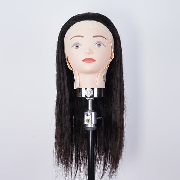천혜사 레귤러 고급 커트 연습용 덧가발 MTW-R 인모 30% 18인치 상세 이미지 3