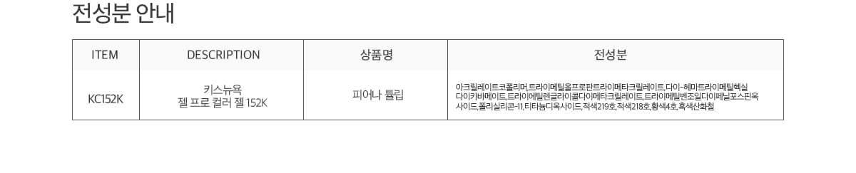 키스뉴욕 피어나 튤립 KC152K 상세 이미지 12