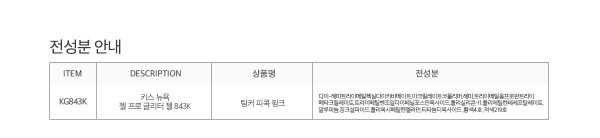 키스뉴욕 팅커 피콕 핑크 KG843K 상세 이미지 13