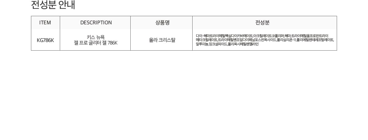 키스뉴욕 올라 크리스탈 KG786K 상세 이미지 7