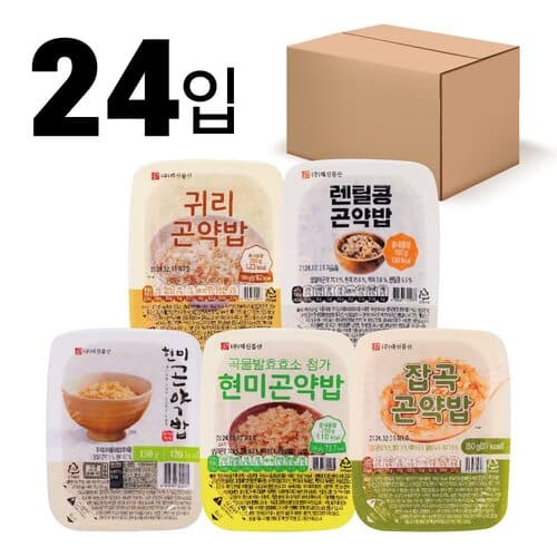 (오직미)곤약밥선택 즉석밥 150gx12개/24개 대신곤약 밥맛은 그대로 칼로리는 반으로 상세 이미지 1