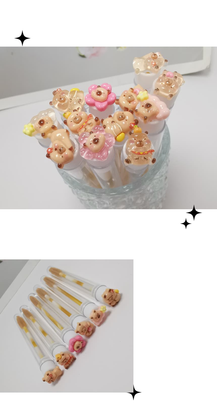 카피바라 캐릭터 땅콩 브러쉬 (랜덤) 상세 이미지 2