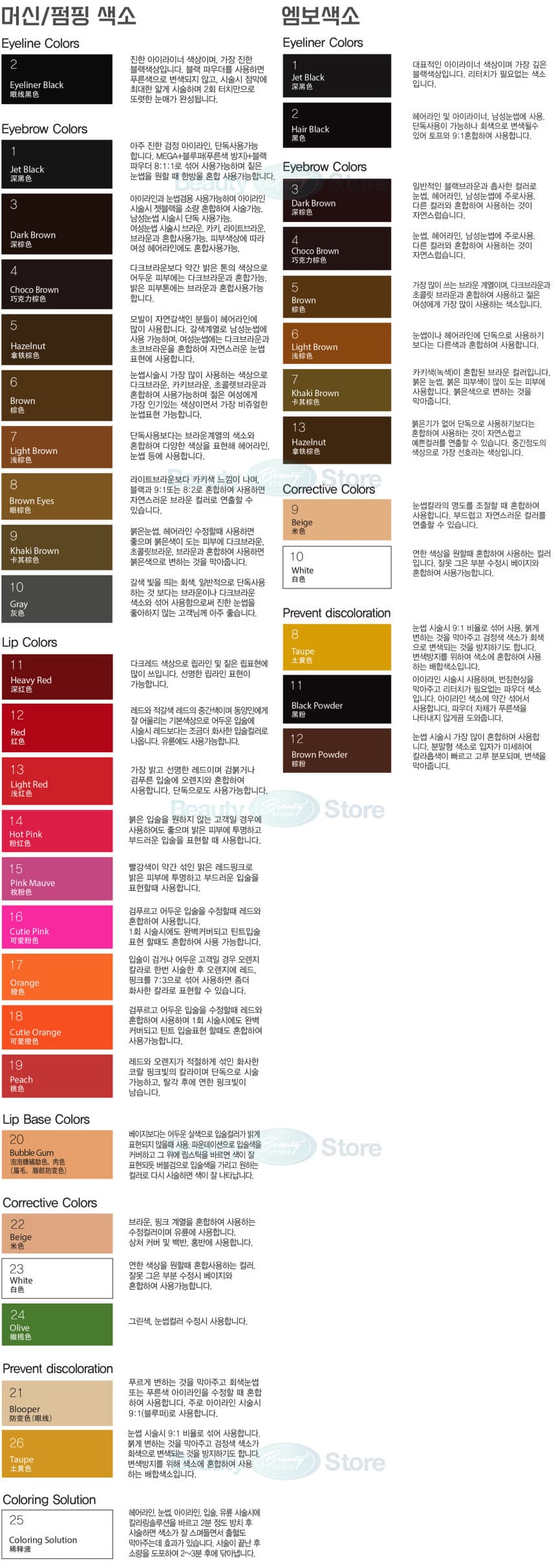 메가 펌핑 색소 상세 이미지 2