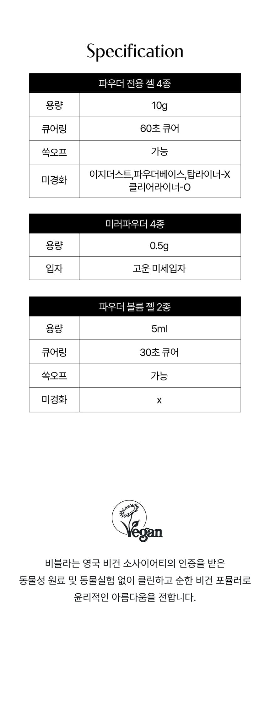 비블라 M.AURA 메탈의아우라 풀컬렉션 10종 세트 상세 이미지 6