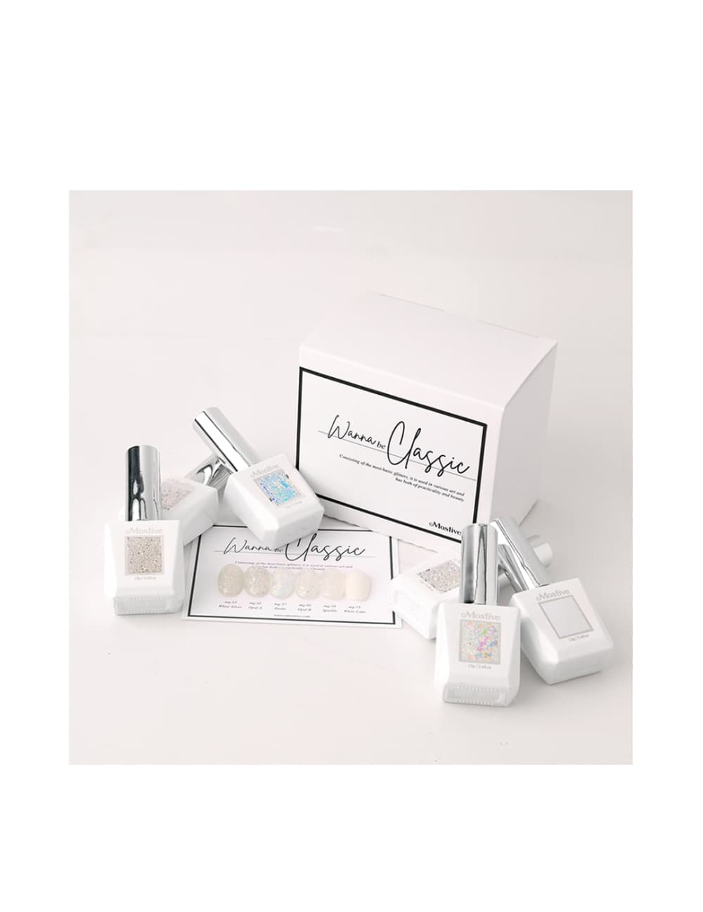 모스티브 글리터 젤 폴리시 12ml 워너비 클래식 6종 패키지 상세 이미지 4