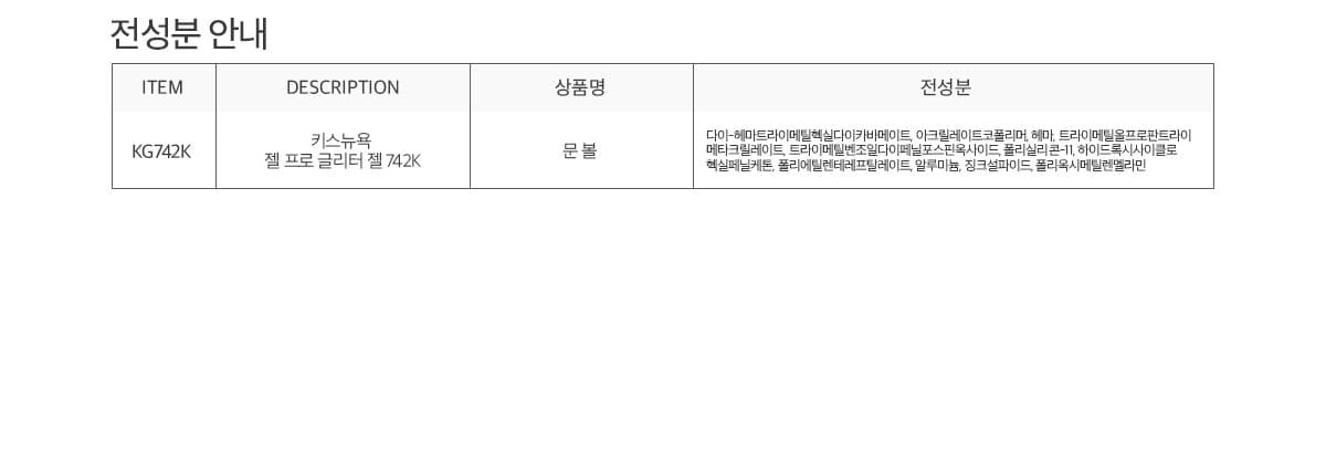 키스뉴욕 글리터젤 스노우볼 문 볼 KG742K 상세 이미지 5