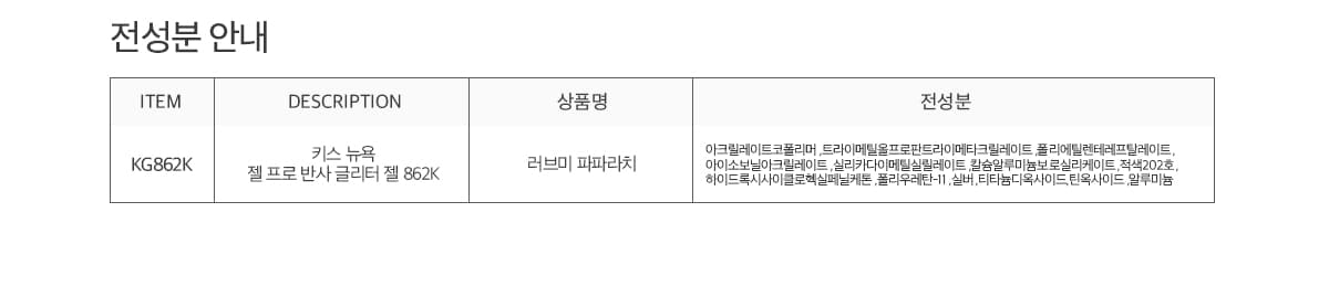 키스뉴욕 러브미 파파라치 KG862K 상세 이미지 10