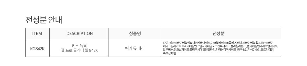 키스뉴욕 팅커 듀 베리 KG842K 상세 이미지 13